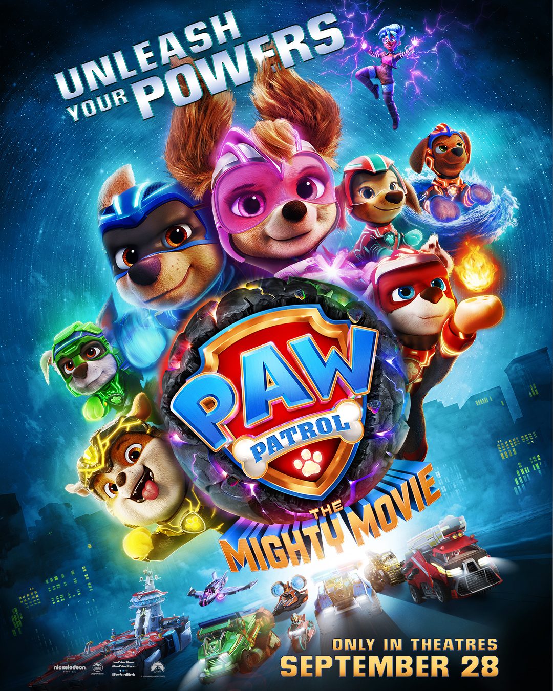 PAW Patrol: The Mighty Movie poster
