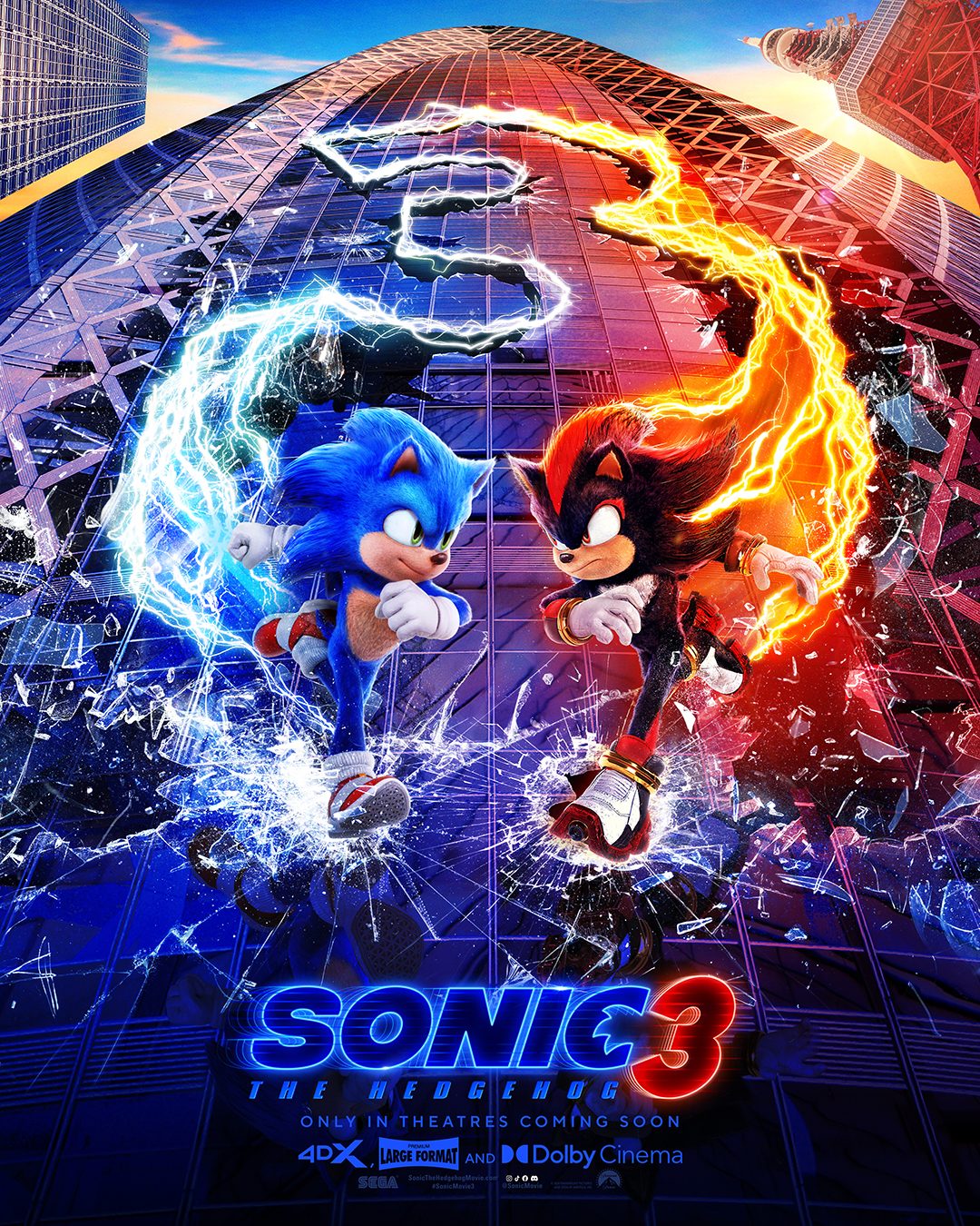 Sonic The Hedgehog 3 poster