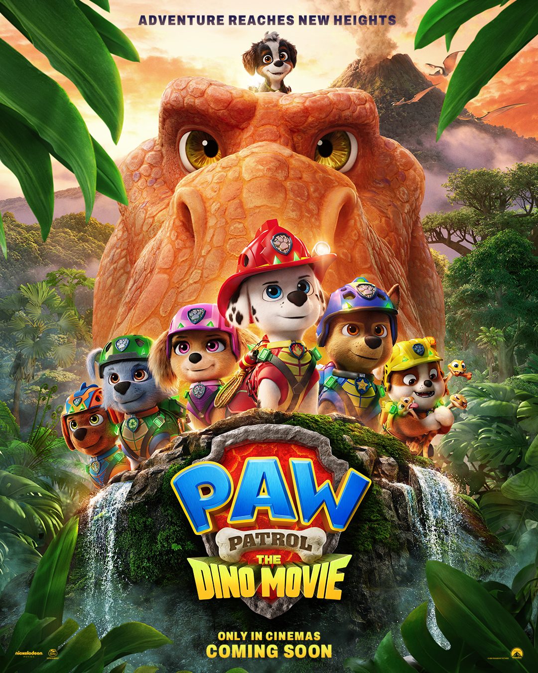 PAW Patrol: The Dino Movie key art