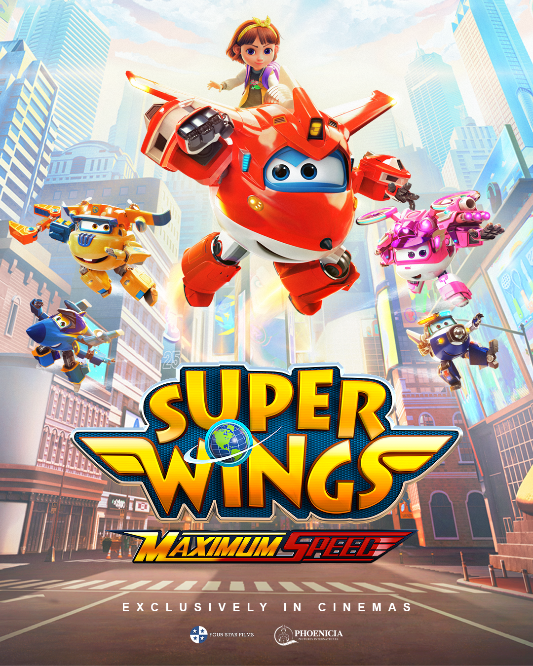 Super Wings the Movie: Maximum Speed key art