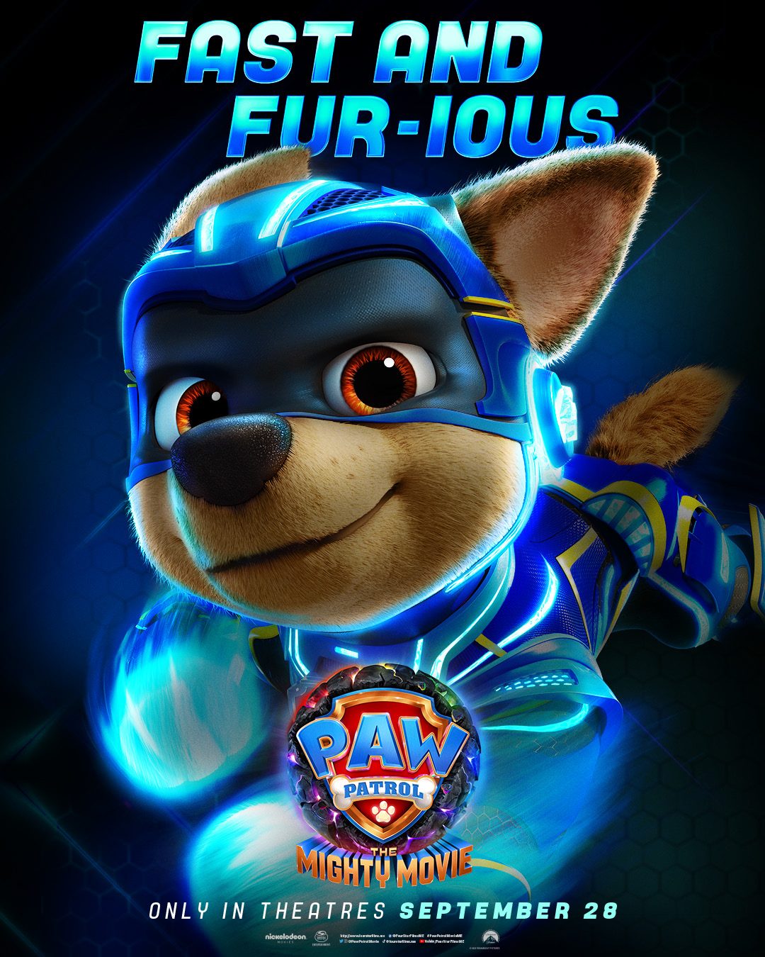 PAW Patrol: The Mighty Movie key art