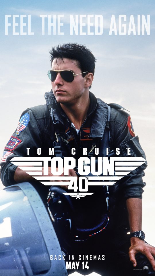 Top Gun 40th Anniversary key art